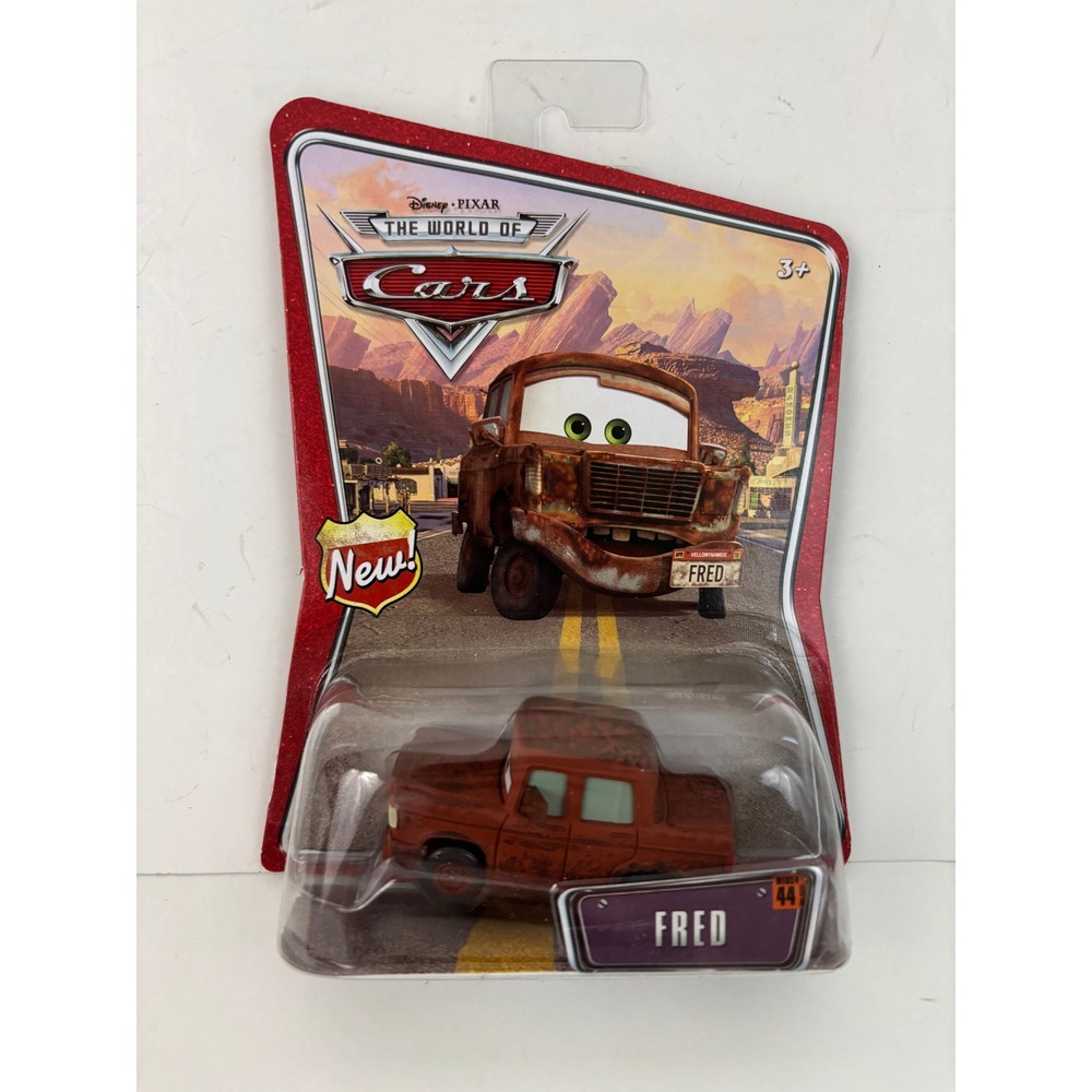 2008 Disney Pixar World of Cars Fred #44 Diecast Sealed Mattel L4151